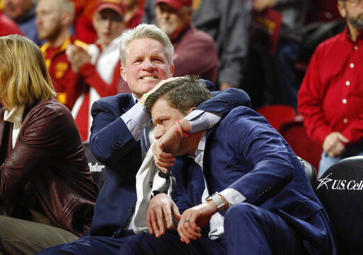 Iowa beats Iowa St. 75-69 for 4th straight win over Cyclones